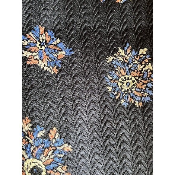 Club Monaco Womens Medallion Navy Kelly Pants silk wool blend. Sz 6 0012251 - Picture 7 of 9